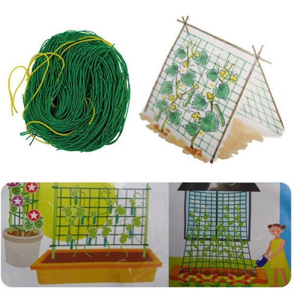 Nylon Garden Fence Vegetable Plant Trellis Netting - Image 2