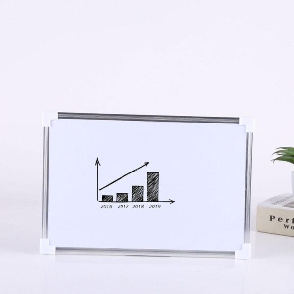 Double Side Magnetic Whiteboard Office School Dry Erase Writing Board Pen Magnets Buttons - Image 2