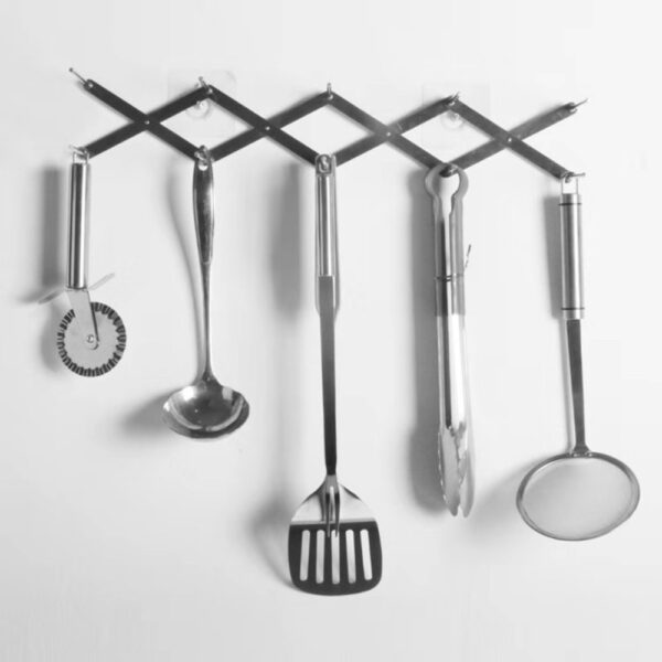 Kitchen Utensil Organizer Stainless Steel Storage Rack - Image 4
